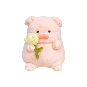 Тюльпан свинка плюшевая кукла высота 20см/30см CHUNTUSHU