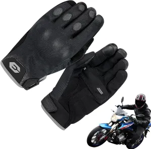 Мужские мотоциклетные перчатки - Летние перчатки для езды - Мотоциклетные перчатки для мужчин, сенсорные мотоциклетные перчатки летние мотоциклетные перчатки для BMX, квадроциклов, велоспорта, шоссейных гонок, Grey