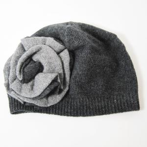 Шляпа с цветком Portolano, цвет heather charcoal/light grey