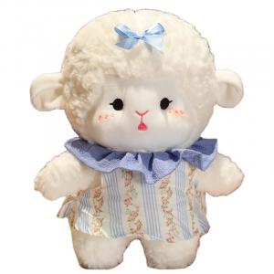 Плюшевая кукла Alpaca Cloud Sheep высотой 25см/35см/45см Small bubble, синий