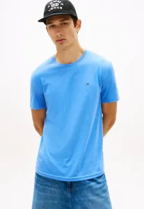 Футболка tommy flag extra slim, базовая футболка. Tommy Jeans, Blue Twilight