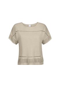 Свитер с короткими рукавами и блестящим эффектом Madeleine, цвет kiesel