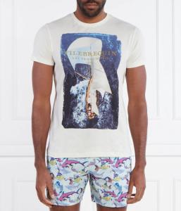 Футболка мужская Vilebrequin с рисунком, экрю