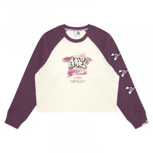 Футболка A Bathing APE с принтом и рукавом реглан Aape, белый