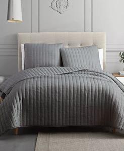 Комплект из трех покрывал King с лунным камнем Riverbrook Home, серый