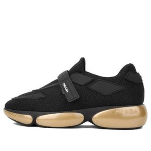 Кроссовки cloudbust sneakers 'black gold' Prada, черный