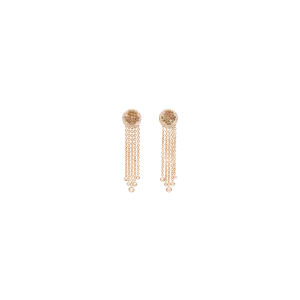 Серьги Pomellato Sabbia из розового золота с коричневыми бриллиантами