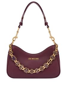Love Moschino сумка на плечо с логотипом, фиолетовый