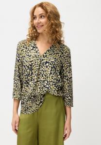 Блуза LASCANA Blouse, Navy Leo/Blue