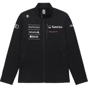 DESCENTE Швейцарская лыжная куртка унисекс, BLACK