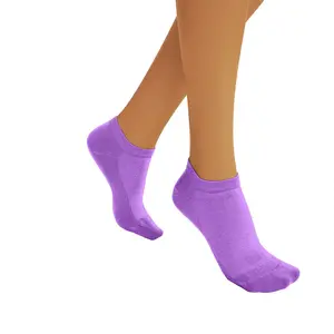 Носки 2 шт Bmymoon Chic no show, фиолетовый