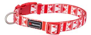 Красный ошейник в виде ёлки ​​Freedog 20-50x1,5 см Freedog, цвет красный
