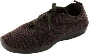 Женские туфли Arcopedico LS 1151 - шнуровка, поддержка и комфорт при ходьбе - посадка как носок - поддержка свода стопы и амортизация - съемные стельки - веганские - моющиеся - подходящие для путешествий, коричневый