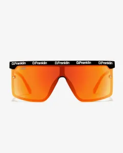 Унисекс солнцезащитные очки прямоугольной формы с оправой TR90 D.Franklin, красный