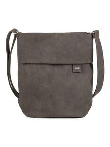 Сумка через плечо Mademoiselle.M 31 см из нубука цвета камня Zwei