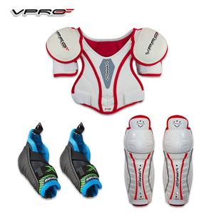 He Jiagong Детский набор защиты для хоккея, 3 предмета: нагрудник, налокотники, наколенники
