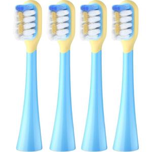 Насадки для зубной щетки SK23 4 шт, мягкое силиконовое покрытие, щетина DuPont тонкая мягкая ROAMAN, синий