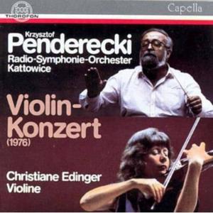 CD диск Penderecki / Edinger, Christiane: Violinkonzert