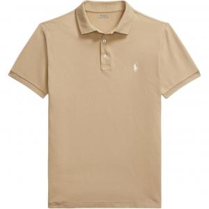 Облегающая поло из сетки Polo Ralph Lauren, хаки