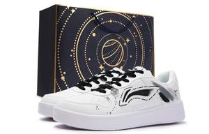 Li-Ning Floating Boat легкие, дышащие и нескользящие низкие кроссовки для скейтбординга Unisex, double fish ink dream