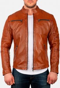 Куртка Reichstadt Leather jacket, Braun/Brown