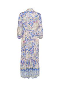 Платье макси ALORA Cream, синий