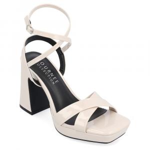 Босоножки Zorana на платформе и каблуке Journee, белый
