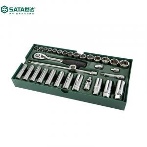Набор держателей инструментов SATA - 33 предмета, набор торцевых ключей серии 10 мм, торцевая головка Zhongfei, инструменты для ремонта машин, аппаратные средства для ремонта машин, 09902