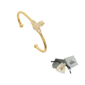 Грейс барельефный открытый браслет Vivienne Westwood