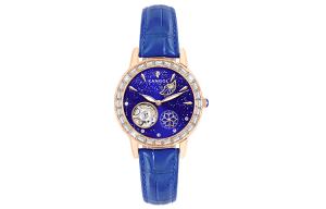 KANGOL Часы Women's Watch, Blue Strap Gold Case Blue Dial Goddess Edition