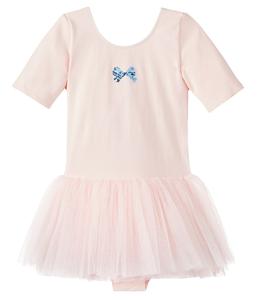 Платье-балерина из джерси и тюля с пайетками Konges Sløjd, Pale Dogwood