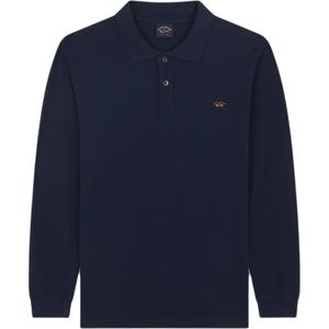 Длинный рукав Поло Paul & Shark, синий