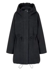 Пальто с капюшоном Tomboy, серый