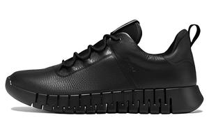 Кроссовки ecco Gruuv Waterproof Leather Sneakers, черный