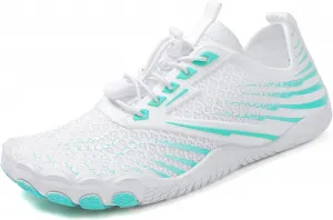 Обувь для походов босиком для женщин и мужчин, профессиональная здоровая нескользящая водная обувь, минималистичные быстро сохнущие аква-носки, спортивная уличная обувь для бега с широкой носочной частью, унисекс с поддержкой свода стопы Canbebig, зеленый