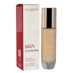 Тональный крем Everlasting, Тональный крем для лица, 105N Nude, 30 мл Clarins