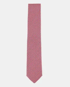 Шелковый твилевый галстук Emidio Tucci, коралловый