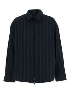Полосатая рубашка на молнии Juun.J, черный