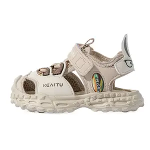 Нескользящие, дышащие, износостойкие, низкие детские туфли для младенцев и малышей Bradmiller, бежевый/хаки