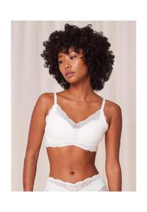 Беспроводной кружевной бюстгальтер Lift Smart для женщин Triumph, цвет Ecru White
