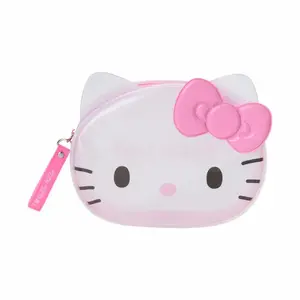 Sanrio Сумка клатч Hello Kitty из поливинилхлорида женская бело-розовая, White Pink