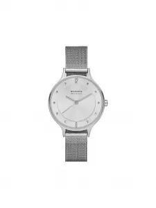 Сетчатые наручные часы Anita Lille 30 мм Skagen, серебристый