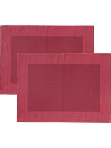 Erwin Müller Набор салфеток Lisbon (2 шт ) бордового цвета