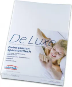 Простыня на резинке DeLuxe, цвет галька, размер 140-160x200-220 см Kirsten Balk