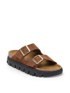 Массивные сандалии Arizona Birkenstock, цвет dark tea