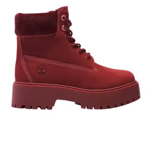 Ботинки Timberland Wmns Stone Street 6 Inch Premium Waterproof Platform Boot, Dark Red