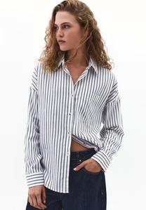 Блуза OXXO Button-down blouse, Medieval Blue Stripe/Blue