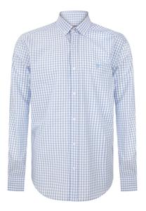 Рубашка на пуговицах классического кроя Felix Hardy, синий/белый