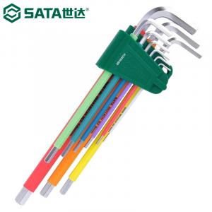 SATA 09103CH Набор шестигранных ключей, специальный шестигранный ключ серии Rainbow, набор из 9 предметов