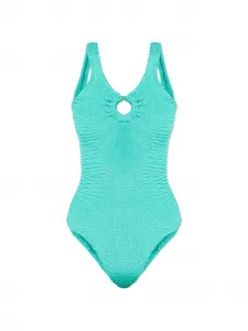 Слитный купальник Romana с текстурой Paramidonna, зеленый